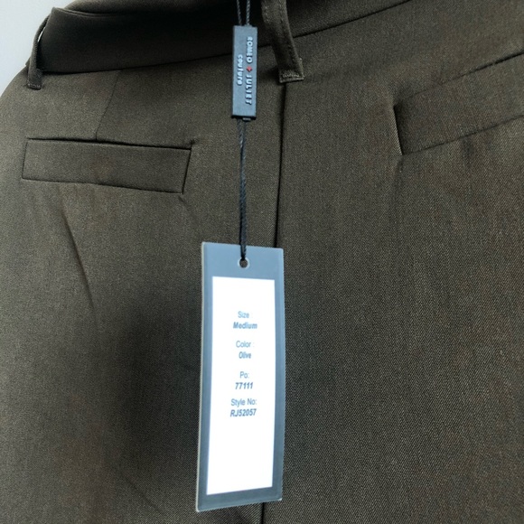 Romeo & Juliet Ruffle Waistband Straight Leg Pants - Picture 6 of 8